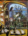 El taller de las palomas I 1957 Pablo Picasso